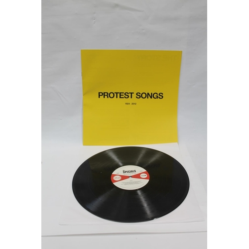 352 - The Specials Protest Songs 1924-2012 signed front sleeve.