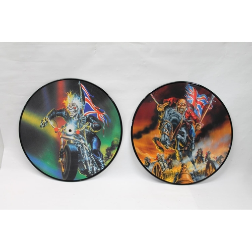 353 - Iron Maiden Maiden England 88 double picture discs 2013 pressing.