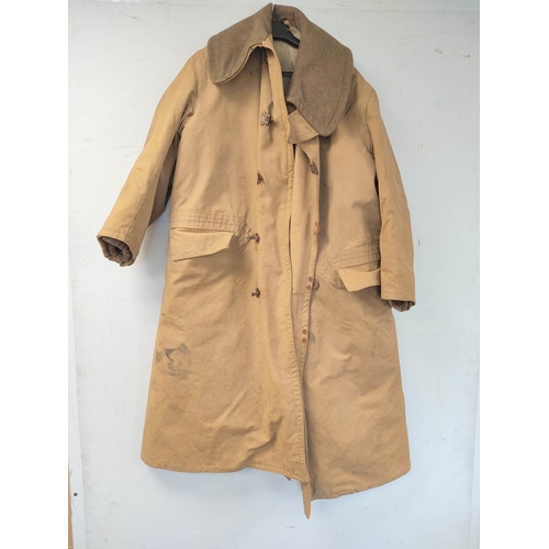 165 - WW2- Scarce British Tropal coat c1941 of khaki construction with kapok lined interior. These coats w... 