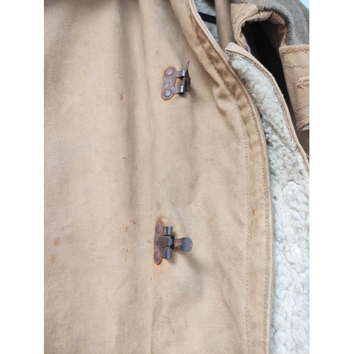 165 - WW2- Scarce British Tropal coat c1941 of khaki construction with kapok lined interior. These coats w... 