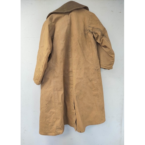 165 - WW2- Scarce British Tropal coat c1941 of khaki construction with kapok lined interior. These coats w... 