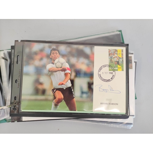 235 - Folder containing a collection of signed first day covers to include Alan Titchmarsh, Rick Stein, De... 