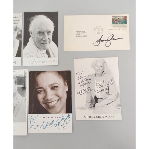 236 - Collection of autographs belonging to TV & Soap personalities. To include Clive Wood, Richard Br... 