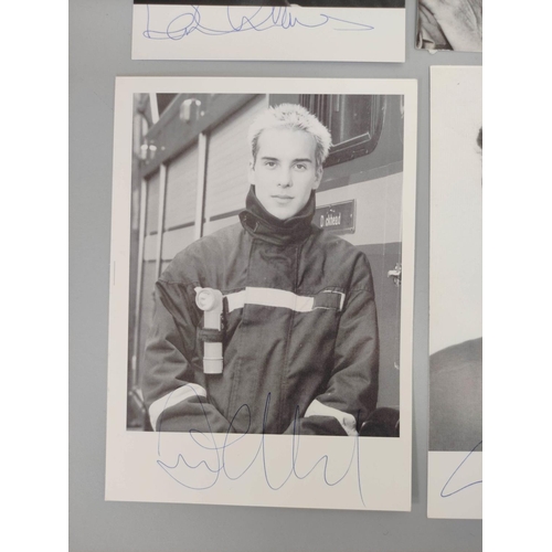 236 - Collection of autographs belonging to TV & Soap personalities. To include Clive Wood, Richard Br... 