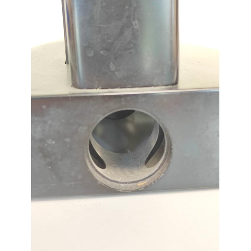 231 - Vintage Ernst Leitz Wetzlar binocular microscope with four rotating lenses. Lacking power supply and... 