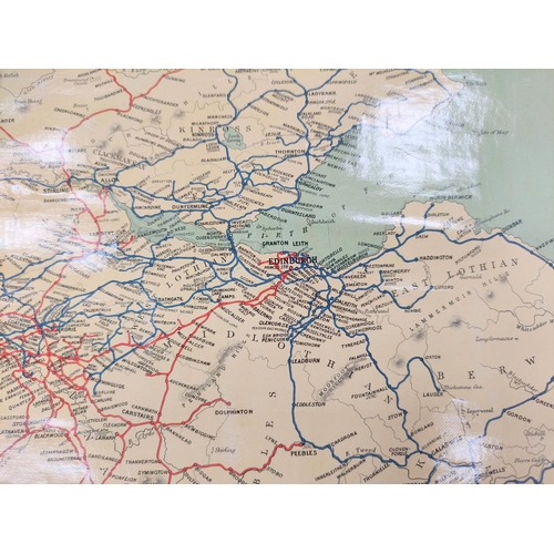 206 - Official Railway Map Of Scotland 1941.&nbsp;