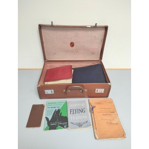 162 - WW2 RAF- Suitcase containing the personal effects of Flight Sergeant (Navigator) A.J Airey 1594307. ... 