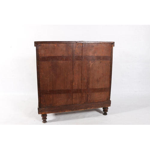 3 - Mahogany apprentice Scotch chest of drawers, 27cm.