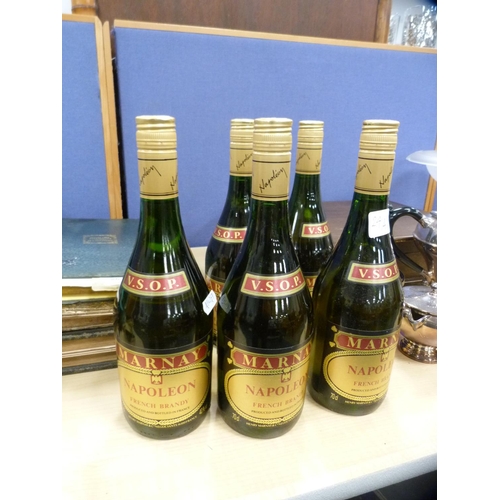 24A - Six bottles of Marnay Napoleon French brandy, 70cl, 40% vol.  (6)