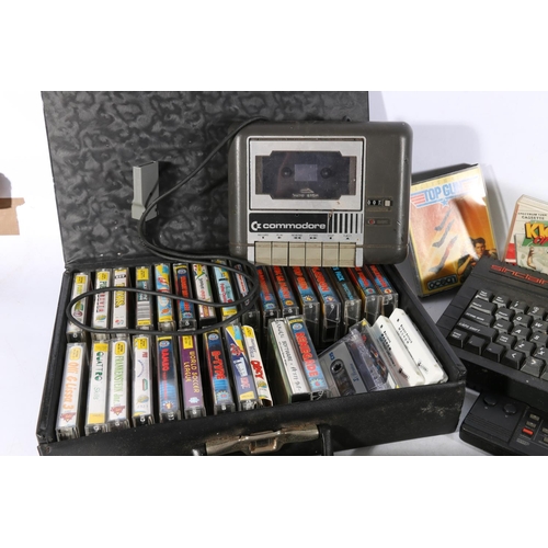 200F - Sinclair ZX Spectrum +2 with games including Top Gun, Kick Off 2, Trap Door, Rambo, Decathlon, Comba... 