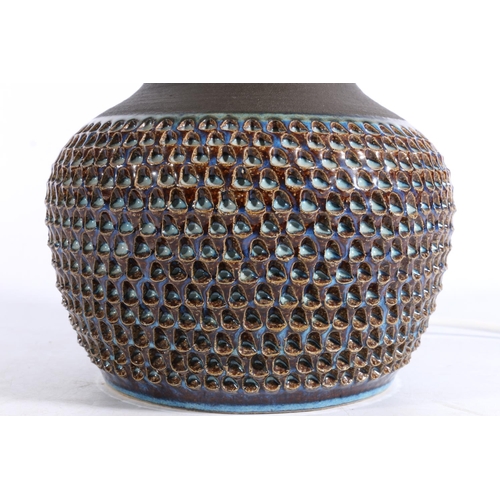 Einar Johanson for Soholm Bornholm Stentoj Denmark, a blue series