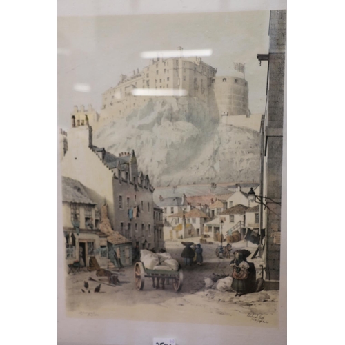 250A - SAMUEL DUKINFIELD SWARBRECK (British 1799-1865) Eleven views of Edinburgh Lithographs in r... 