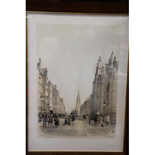 250A - SAMUEL DUKINFIELD SWARBRECK (British 1799-1865) Eleven views of Edinburgh Lithographs in r... 