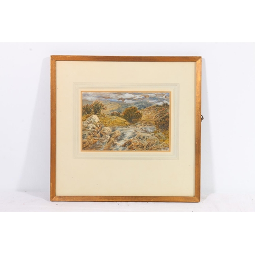 234 - JOHN FAED RSA (Scottish 1819-1902) Rowan Burn Callander Watercolour, signed lower left, 11... 