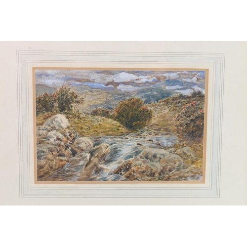 234 - JOHN FAED RSA (Scottish 1819-1902) Rowan Burn Callander Watercolour, signed lower left, 11... 