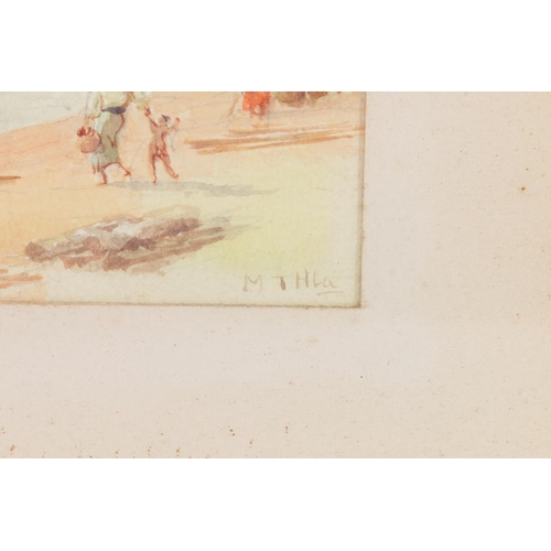 237 - MG TUN HLA (U TUN HLA) (Burmese 1874-1946) Two coastal studies Watercolours, signed lower ... 