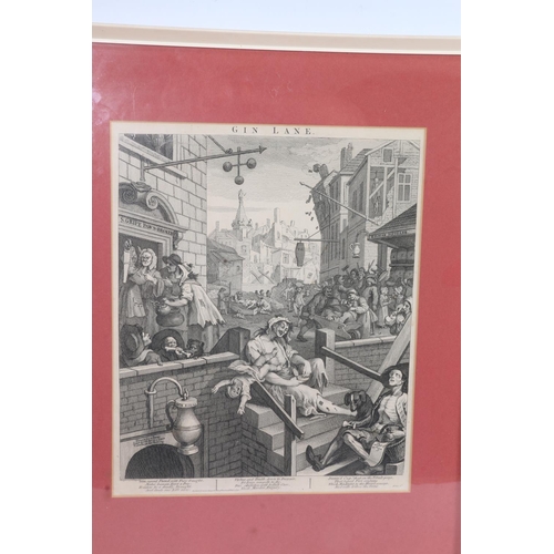 248 - After WILLIAM HOGARTH (British 1697-1764) Beer Street and Gin Lane Two prints, 'published ... 