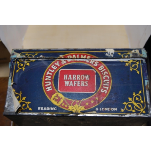 150 - Vintage Huntley & Palmers Harrow Wafers tin.