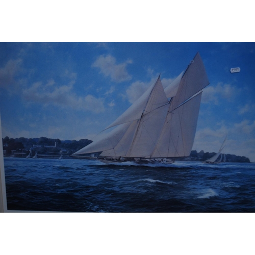 4 - J Steven Dews SailingPencil signed print.