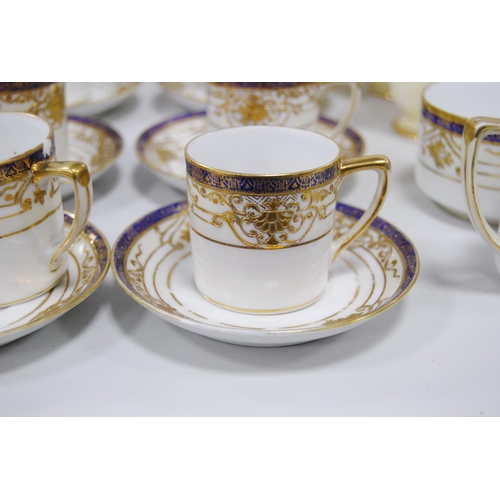 92 - Noritake coffee set and a Staffordshire coffee set.  (21)