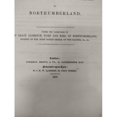 16 - SURRIDGE REV. T.  Notices of Roman Inscriptions Discovered at High Rochester, Risingham &a... 