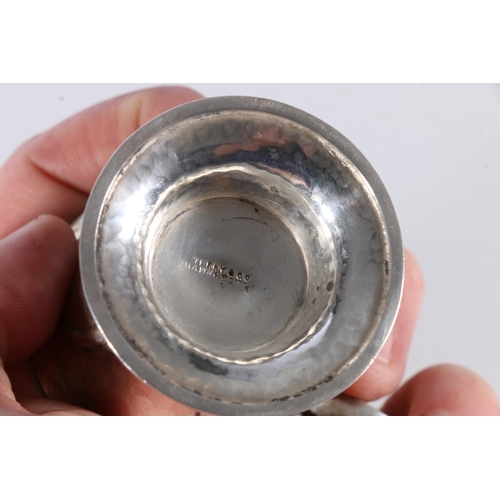 72 - Sterling silver Arts and Crafts condiment (no lid), Albert Edward, Birmingham, 1908, 51.2g, retailed... 