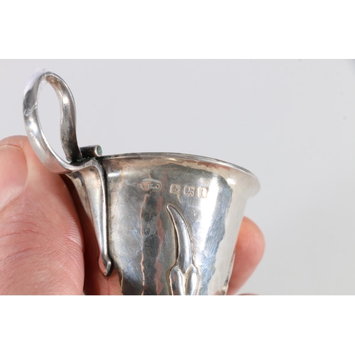 72 - Sterling silver Arts and Crafts condiment (no lid), Albert Edward, Birmingham, 1908, 51.2g, retailed... 