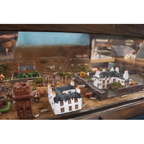 585 - Patrick Joseph Smith of Tranent, a diorama entitled 'The Jacobite Uprising' made to commemorate the ... 