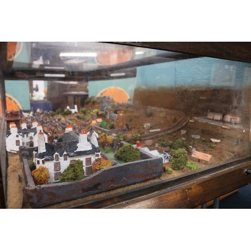 585 - Patrick Joseph Smith of Tranent, a diorama entitled 'The Jacobite Uprising' made to commemorate the ... 