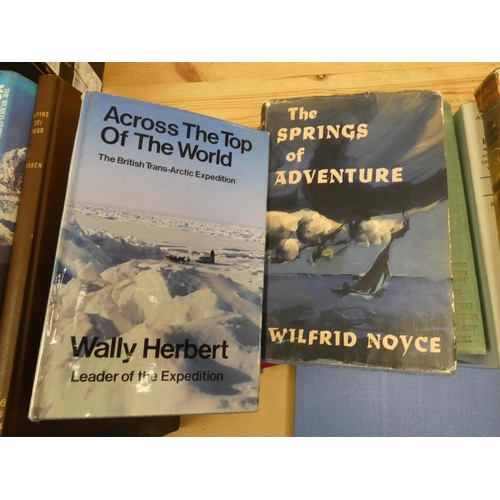 202 - Climbing, Mountaineering & Polar Exploration.  A carton of various vols.... 