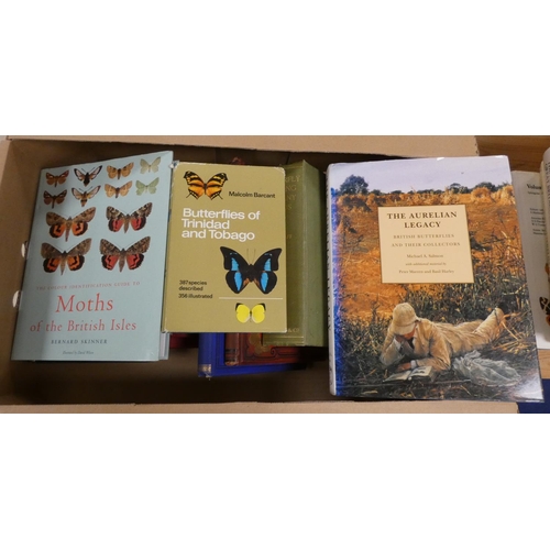 72 - NEWMAN EDWARD.  An Illustrated Natural History of British Butterflies. 2 copies Eng. text ... 