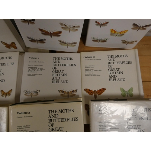 73 - HEATH JOHN (Ed).  The Moths & Butterflies of Great Britain & Ireland. 9 vols. only... 