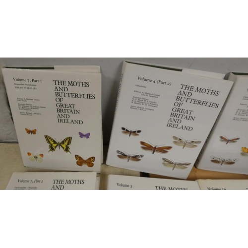 73 - HEATH JOHN (Ed).  The Moths & Butterflies of Great Britain & Ireland. 9 vols. only... 