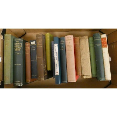 91 - Natural History & Related Subjects.  A carton of various vols.