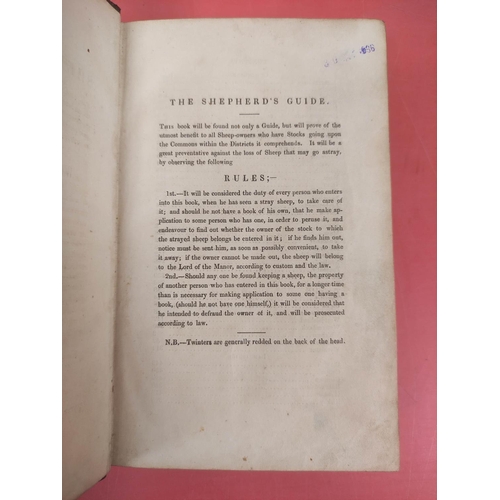 125 - Shepherd's Guide.  William Hodgson, The Shepherd's Guide or A Delineation of the Wool & Earmarks... 