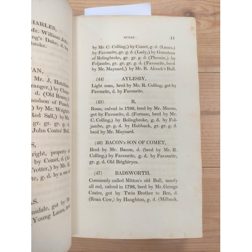 131 - COATES GEORGE, of Carlton, Near Pontefract.  The General Short-Horned Herd-Book Containing the Pedig... 