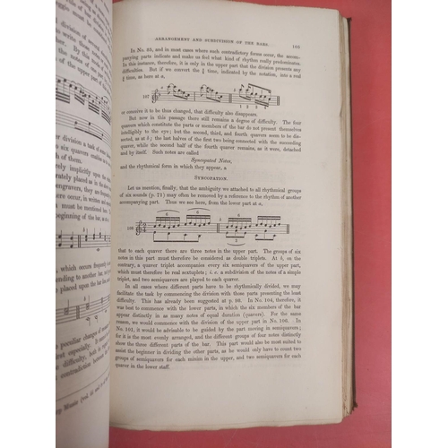 218 - HIGGINS W. M.  The Philosophy of Sound & Musical Composition. Hand col. frontis, eng. ... 