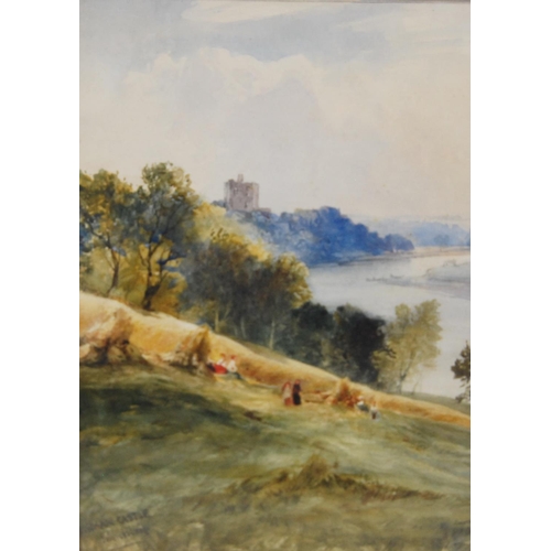 272 - John Blair (Scottish, 1850 - 1934)Norham CastleSigned and titled, watercolour, 35.5cm x 25cm.Aitken ... 