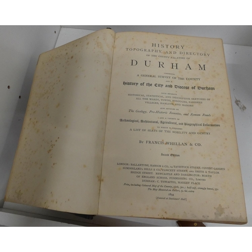 171 - WHELLAN WILLIAM & CO.  History, Topography & Directory of the County of Durham. 2 ... 