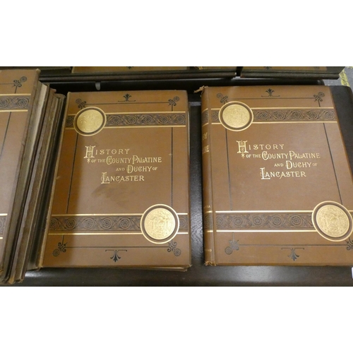 182 - CROSTON JAMES (Ed).  The History of the County Palatine of Lancaster by the Late Edward Ba... 
