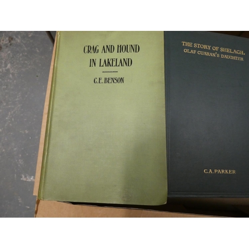 195 - Cumbria & Lake District.  15 various vols. incl. field sports & climbing interest.... 