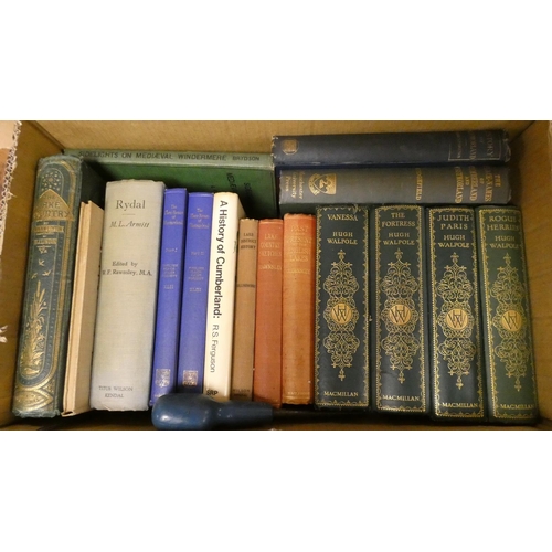 239 - Cumbria & Lake District.  16 various vols. incl. works by Hugh Walpole.... 