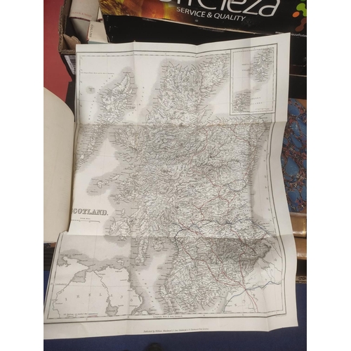 108 - NEW STATISTICAL ACCOUNT OF SCOTLAND.  15 vols. Fldg. eng. map of Scotland. Double page eng... 