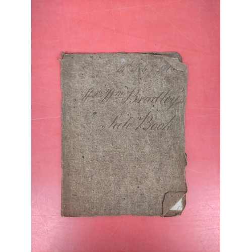 111 - Rothbury Infields.  Corn & Hay Tythe for the Year 1746. Manuscript account pocket-book... 