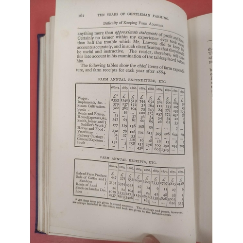 118 - LAWSON WILLIAM & HUNTER C. D.  Ten Years of Gentleman Farming at Blennerhasset. Fronti... 