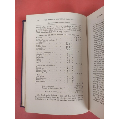 118 - LAWSON WILLIAM & HUNTER C. D.  Ten Years of Gentleman Farming at Blennerhasset. Fronti... 