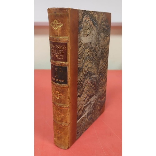 119 - HIGHLAND SOCIETY OF SCOTLAND.  Prize-Essays & Transactions, New Series. Vols. 1 to 8. ... 