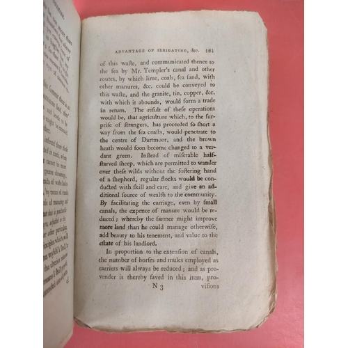 120 - TATHAM WILLIAM.  National Irrigation or The Various Methods of Watering Meadows Affording ... 