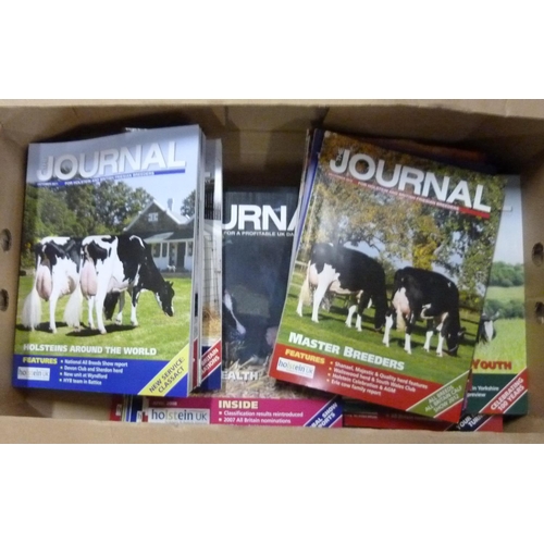 145 - HOLSTEIN UK.  The Journal for Holstein & British Friesian Breeders. Two cartons of this periodic... 