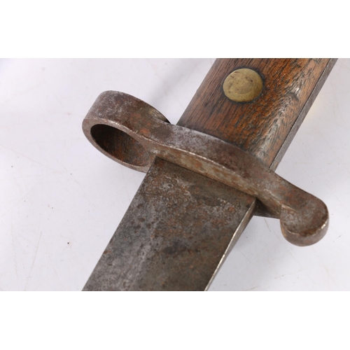 21 - British 1888 pattern knife bayonet, 42cm long. 